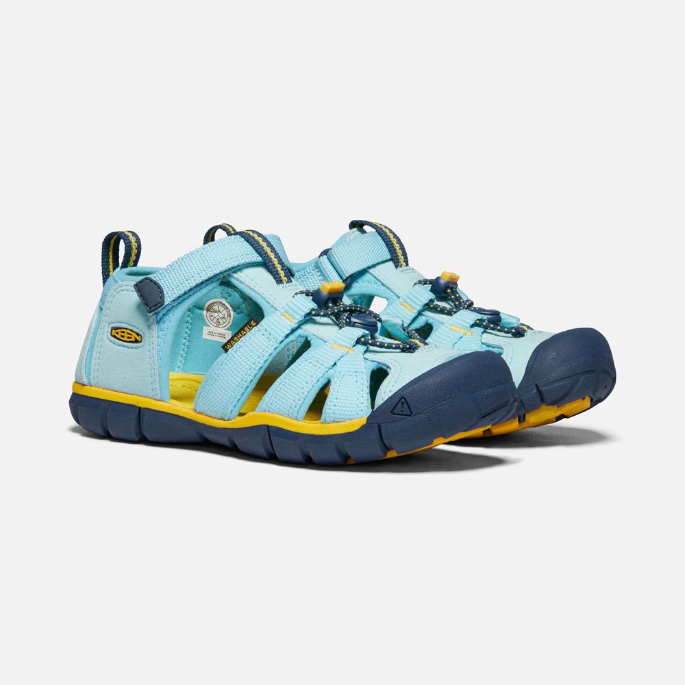 Keen Sandaal Kinderen Blauw/Geel - Seacamp Ii Cnx - 12649-JCBN